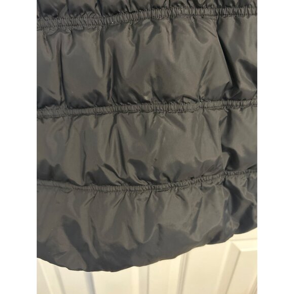 Eileen Fisher Women's M Quilted 80/20 Down Puffer Jacket Timeless Black Cozy - Picture 9 of 14